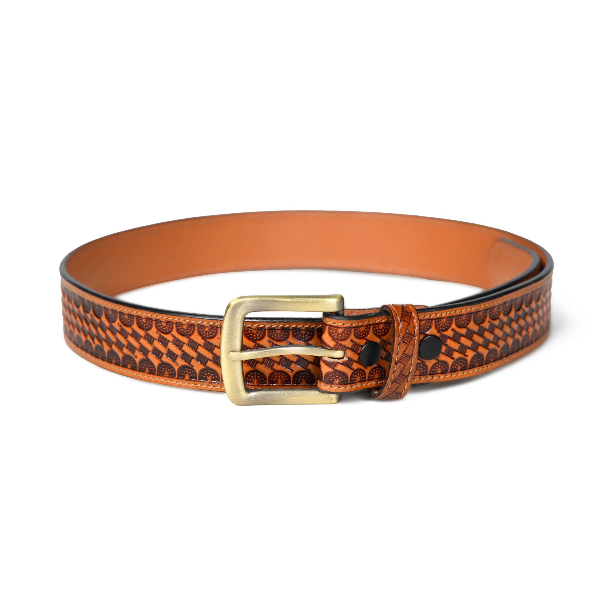 Modern Western Leather Belt