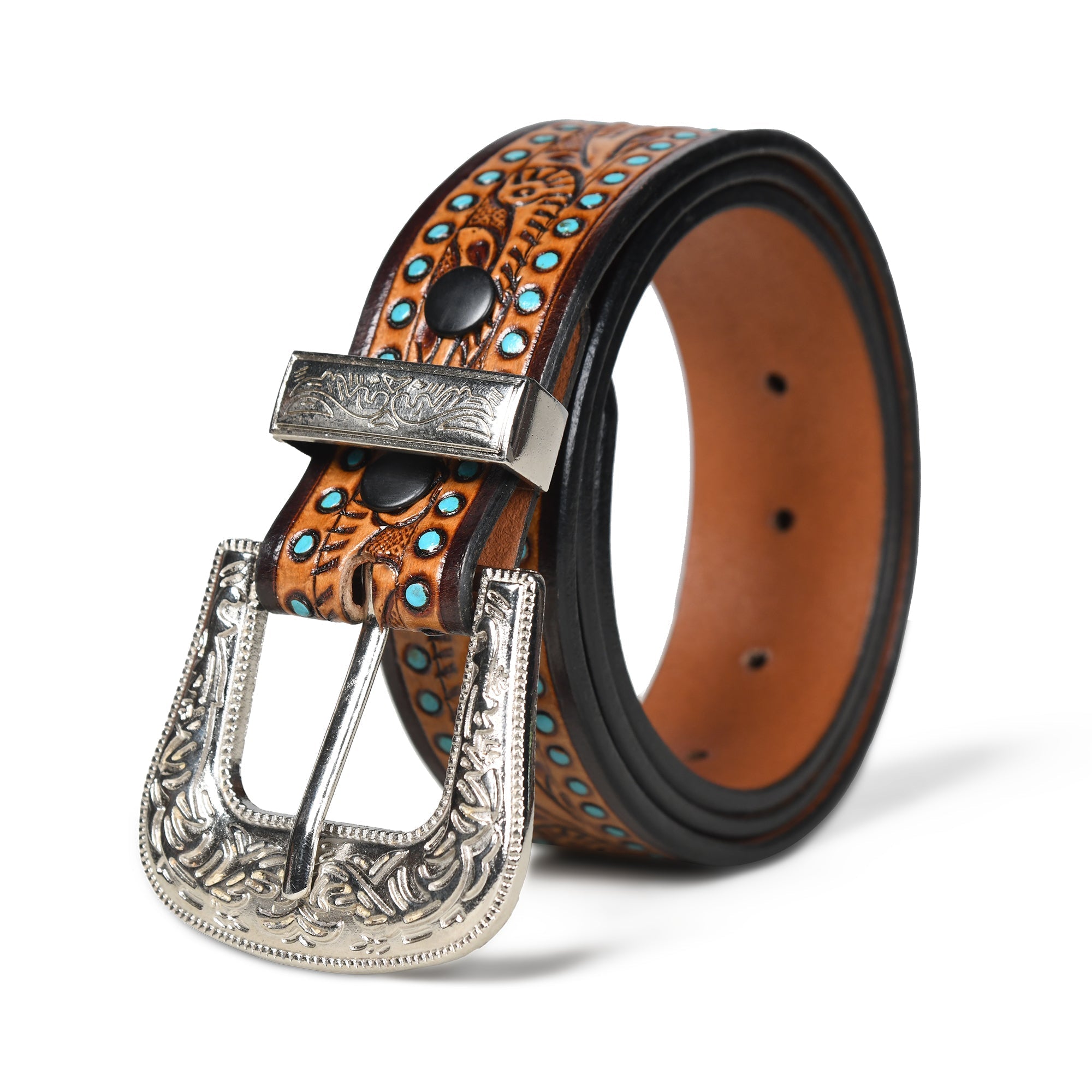 Designer Western Leather Belt