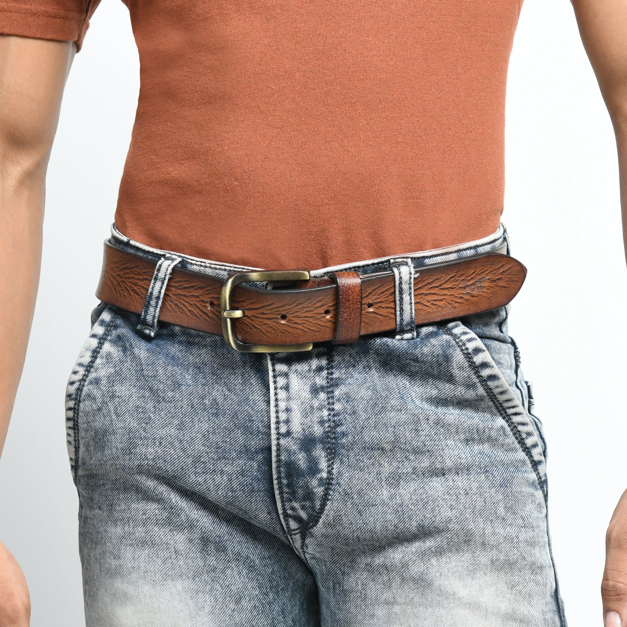 Eden Tan Men's Leather Belt