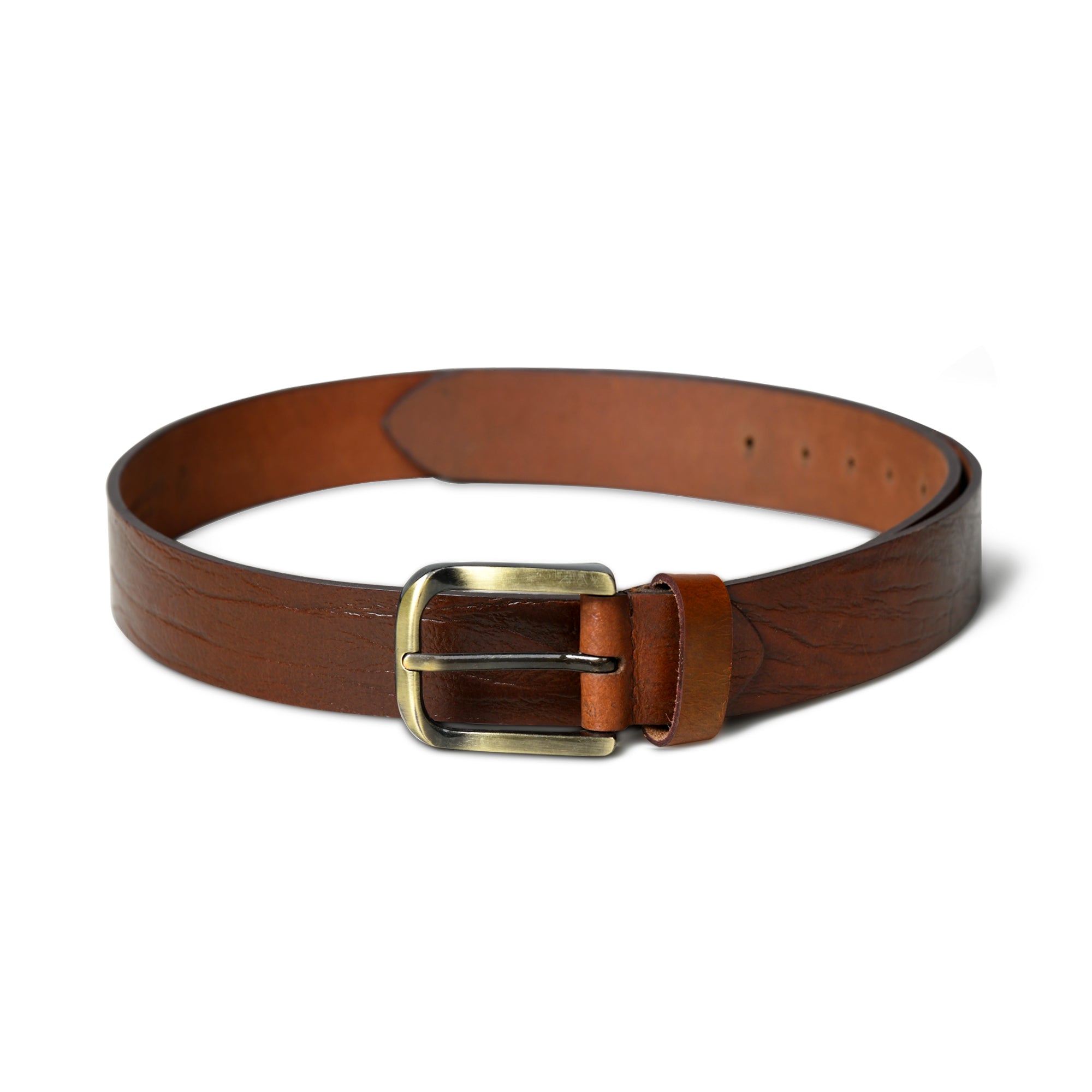 Vibrant Brown Pin Buckle Belt