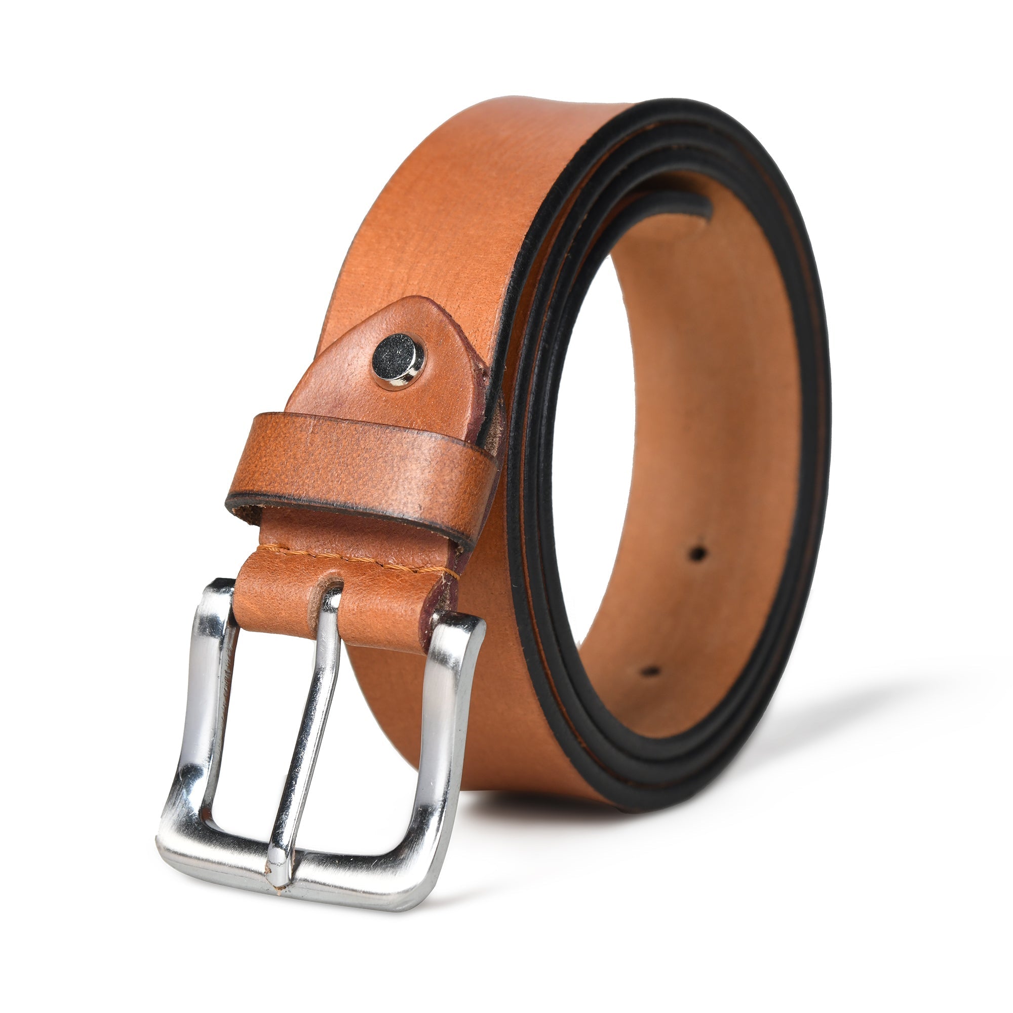 Classic Tan Leather Belt