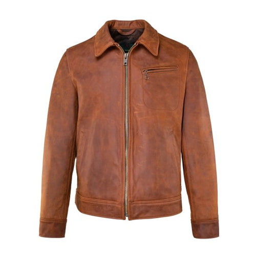 Men's Brown Apex Leather Jacket