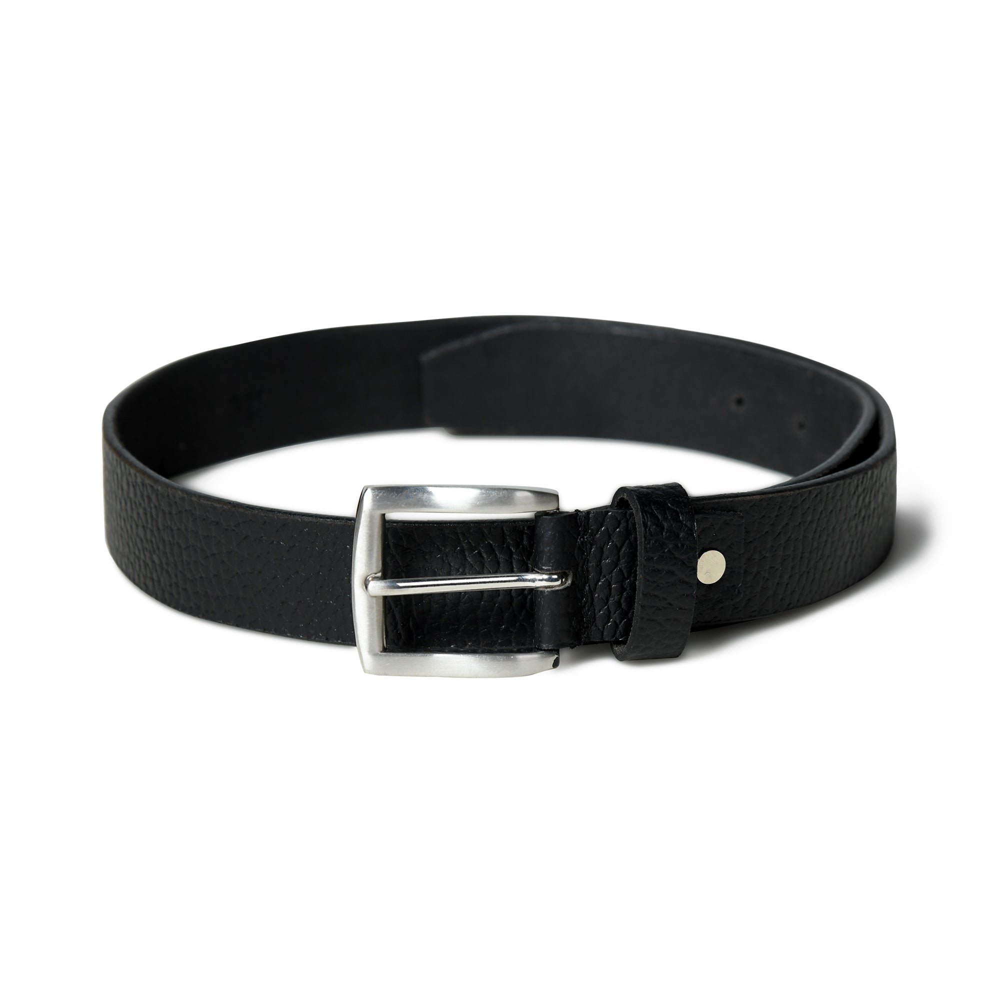 Nexus Black Leather Belt