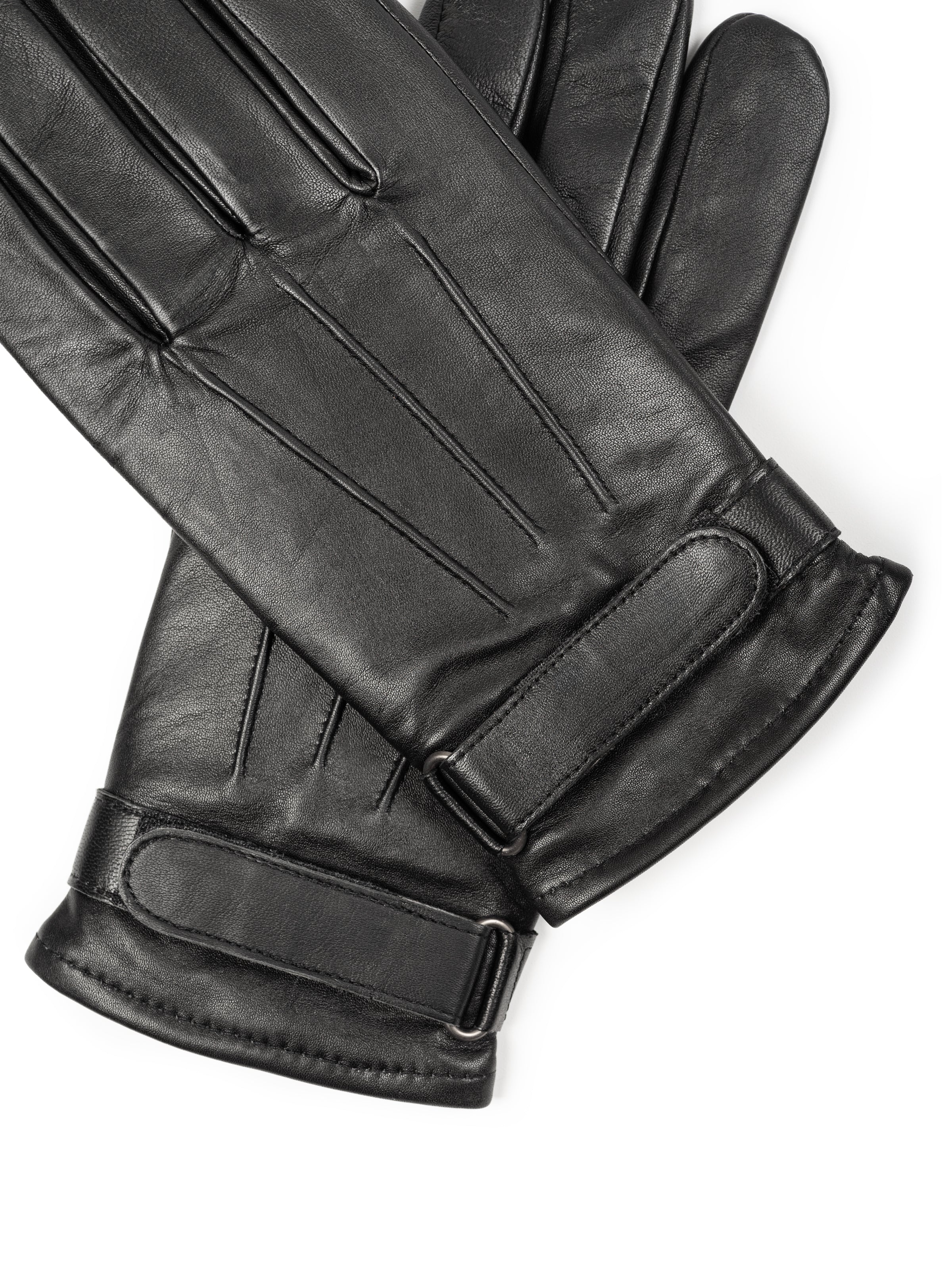 Leather Gloves-Velcro Fastening