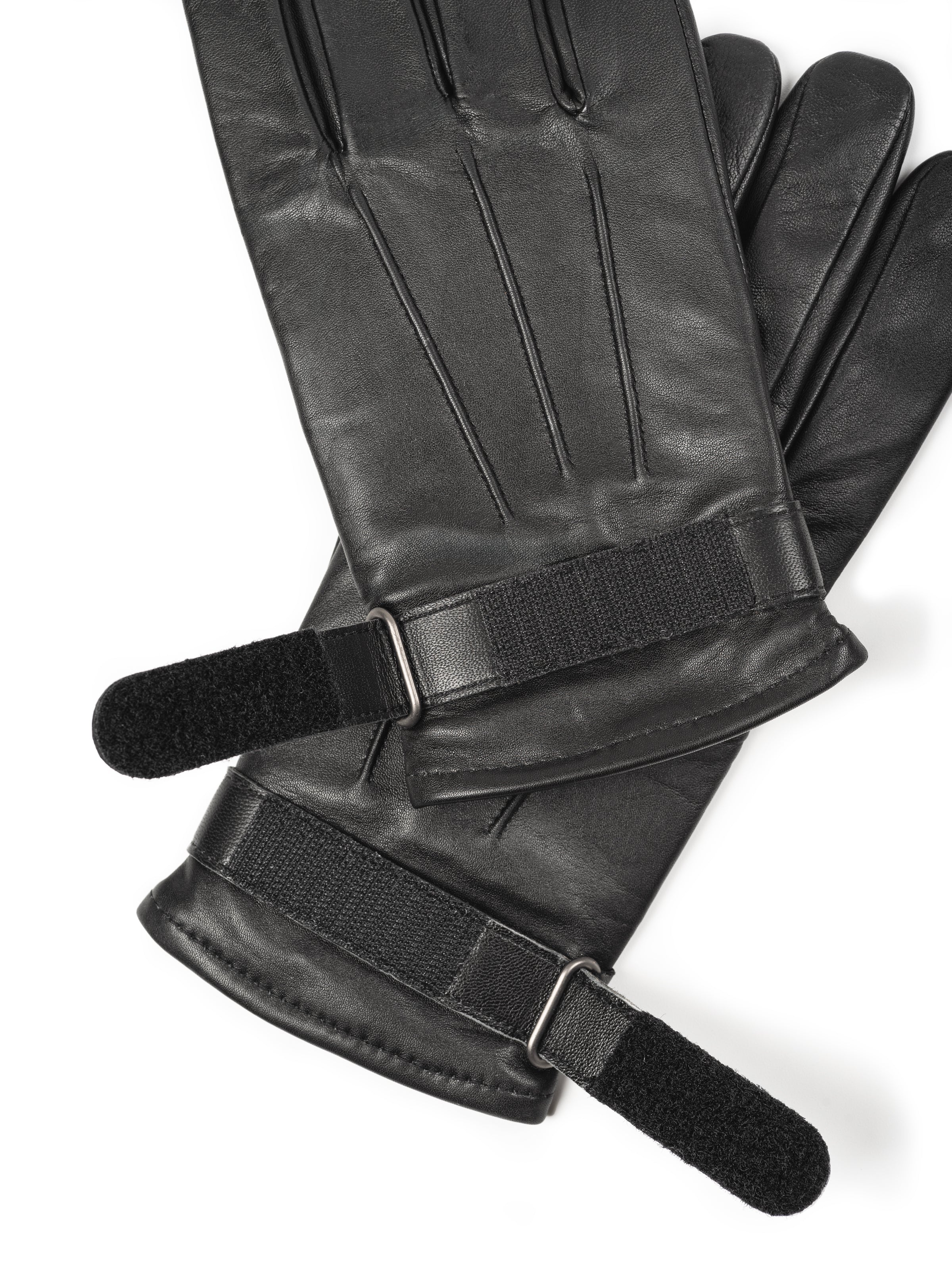 Leather Gloves-Velcro Fastening