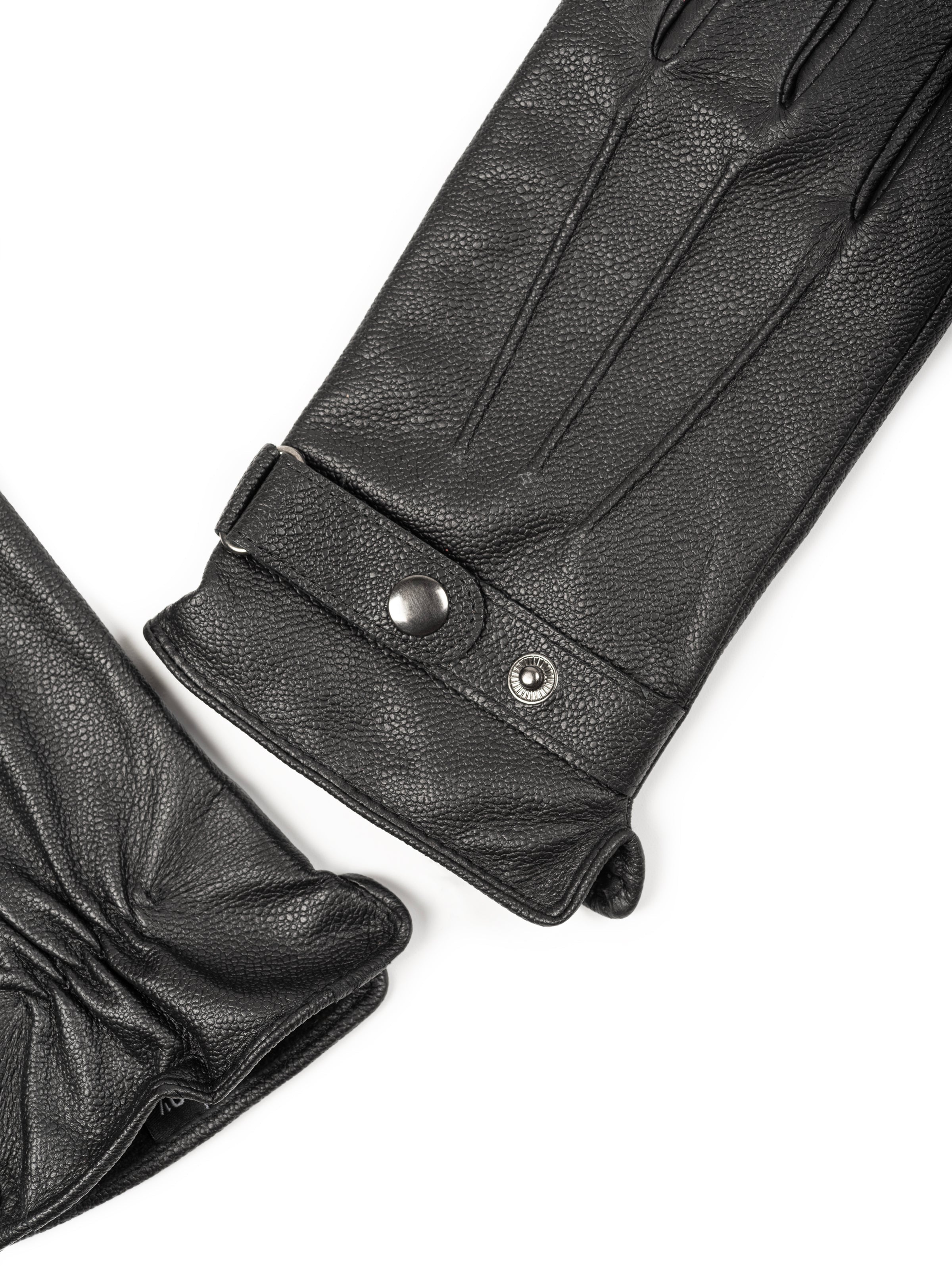 Bikers Leather Gloves - Touch Button