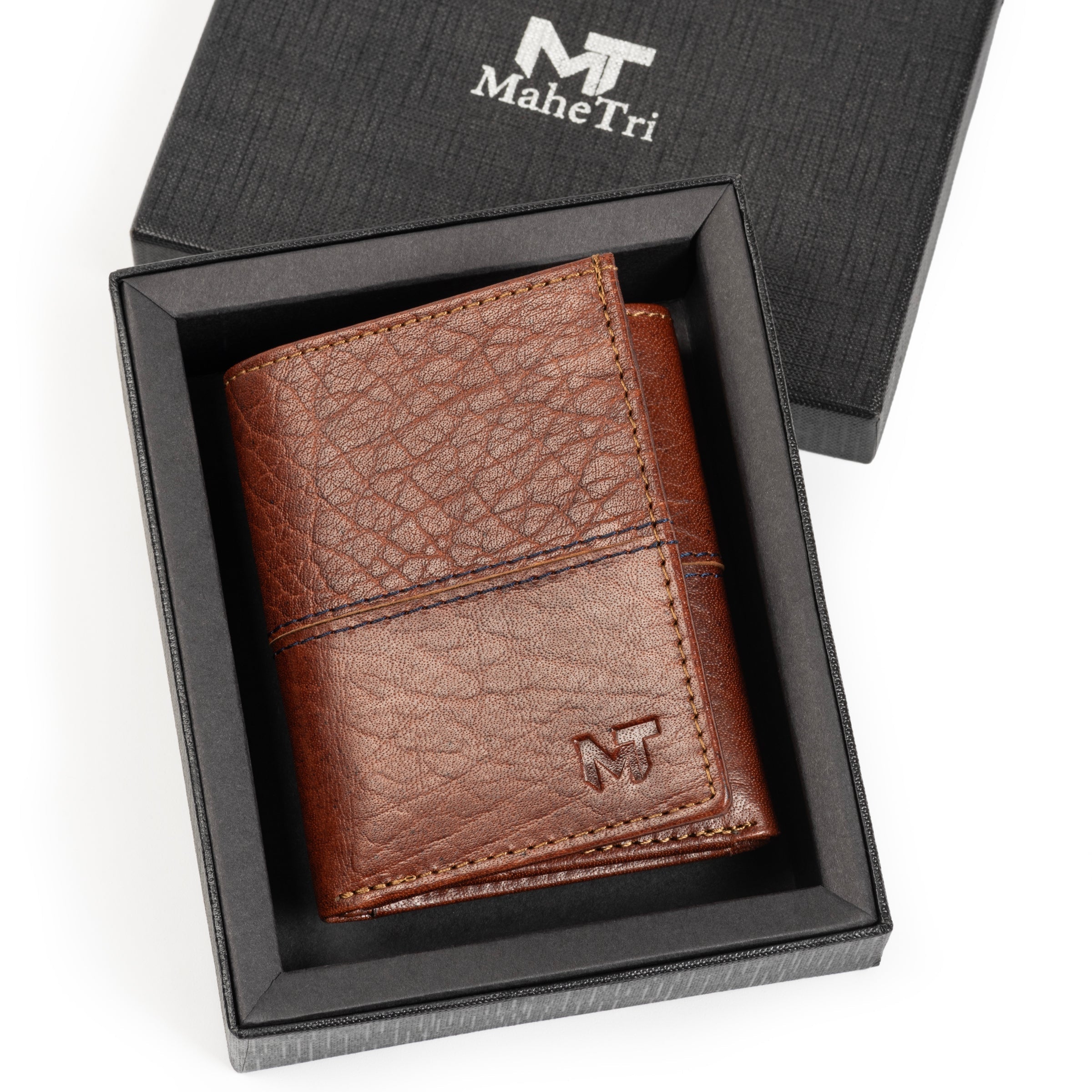 Textured Tri-Fold Men's Wallet